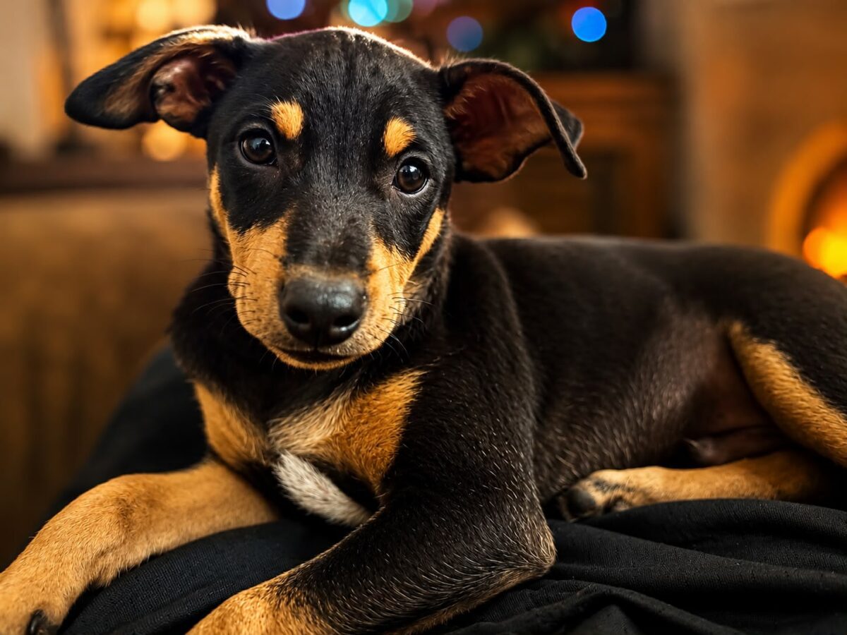 Cachorro perdido en Mairena del Alcor.